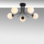 Hanglamp Daisy 5-Lichts Zwart