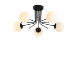 Hanglamp Daisy 5-Lichts Zwart