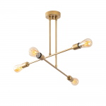 Hanglamp Camel 4-Lichts Goud