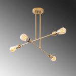 Hanglamp Camel 4-Lichts Goud