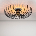 Hanglamp Aspendos Metaal Zwart Ø56cm