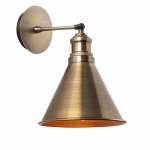 Wandlamp Berceste Long Metaal Goud