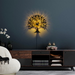 Wandlamp Tree Zwart