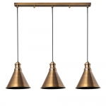 Hanglamp Sivani Triangle 3-Lichts Goud