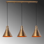 Hanglamp Sivani Triangle 3-Lichts Goud