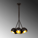 Hanglamp Sivani Cluster Zwart