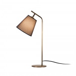 Bureaulamp Salihini Bruin/Goud