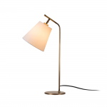 Bureaulamp Salihini Wit/Goud