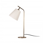 Bureaulamp Salihini Wit/Goud