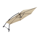 Lesli Living Zweefparasol Gemini Ecru Ø3Mtr