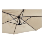 Lesli Living Zweefparasol Gemini Ecru Ø3Mtr