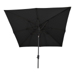 Lesli Living Parasol Libra Zwart 2,5x2,5Mtr