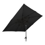 Lesli Living Parasol Libra Zwart 2,5x2,5Mtr