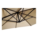 Lesli Living Zweefparasol Libra Ecru 2,5x2,5Mtr