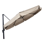 Lesli Living Zweefparasol Virgo Ecru Ø3,5Mtr