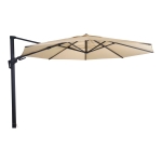 Lesli Living Zweefparasol Virgoflex Ecru Ø3,5Mtr