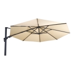 Lesli Living Zweefparasol Virgoflex Ecru Ø3,5Mtr