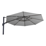 Lesli Living Zweefparasol Virgoflex Grijs Ø3,5Mtr