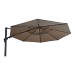 Lesli Living Zweefparasol Virgoflex Taupe Ø3,5Mtr