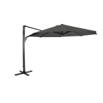 Lesli Living Zweefparasol Taurus Grijs Ø3,5Mtr