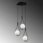 Hanglamp Mudoni Drop 3-Lichts Zwart