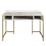 Bureau Tumata Melamine Goud Wit