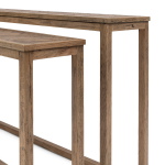 Rivièra Maison Sidetable Harbour Island Eikenhout Set van 2