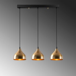 Hanglamp Tattoo 3-Lichts Brass