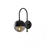 Wandlamp Karsor Metaal Zwart