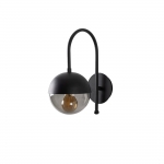 Wandlamp Karsor Metaal Zwart