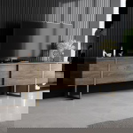 Tv-meubel Luxe Walnoot/Goud 180cm
