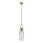 House Nordic Hanglamp Luton Cilinder Brass