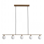 House Nordic Hanglamp Halifax Messing 150cm