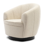 Rivièra Maison Fauteuil The Countess Draaibaar Bouclé Wit