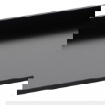Boekenkast Zoster Mdf Zwart 180cm - Giga Living