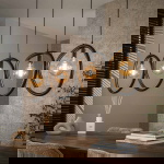 Hanglamp Pebble 4-Lichts Zwart - Giga Meubel