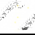 Vloerlamp Loop 3-Lichts Zwart - Giga Meubel