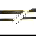 PTMD Sidetable Simple Metal Goud Open 3 Laden