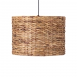 PTMD Hanglamp Jaden 4-Lichts Naturel Zeegras Herringbone Rond