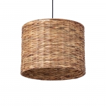 PTMD Hanglamp Jaden 4-Lichts Naturel Zeegras Herringbone Rond