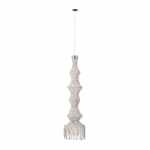 PTMD Hanglamp Milley Crème Katoen Macramé 6-Laags