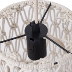 PTMD Hanglamp Milley Crème Katoen Macramé met Tassels