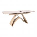 PTMD Eettafel Shiva Grijs/Beige Keramiek Uitschuifbaar