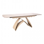 PTMD Eettafel Shiva Grijs/Beige Keramiek Uitschuifbaar