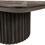 PTMD Salontafel Fieron Double Round Base Acaciahout Zwart