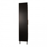 PTMD Wandkast Sayan Zwart/Goud 70x185cm