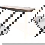 PTMD Sidetable Yozan Glas/Bruin 160cm