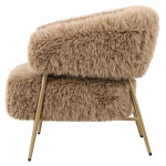 PTMD Fauteuil Hair Fluffy Bruin