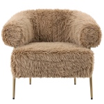 PTMD Fauteuil Hair Fluffy Bruin