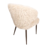 PTMD Eetkamerstoel Ares Fluffy Beige